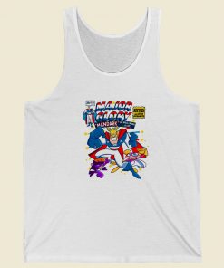 Major Glory Comic 80s Retro Tank Top