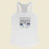 Manifest Magic Wizard 80s Racerback Tank Top