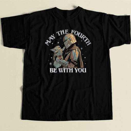 May The Fourth Be With You 80s Retro T Shirt Style