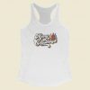 Merry Christmas Typography Retro Racerback Tank Top