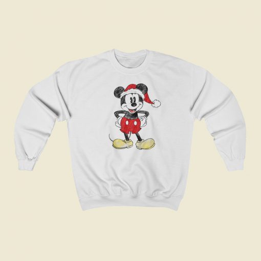 Mickey Mouse Classic Christmas Sweatshirt Style