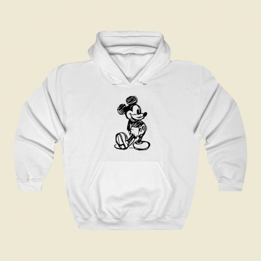 Sketch Disney Mickey Funny Hoodie Style