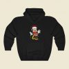 Minnie Disney Santa Claus Light Hoodie Style