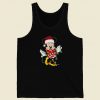 Minnie Disney Santa Claus Light 80s Retro Tank Top