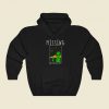 Missing Alien Funny 80s Retro Hoodie Style