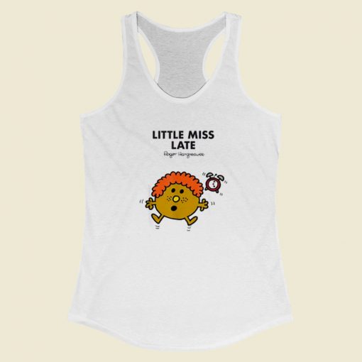 Mr Men Little Miss Late 80s Racerback Tank Top