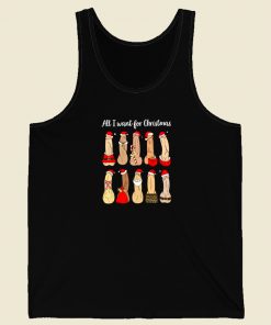 Naughty Santa 80s Retro Tank Top