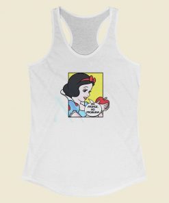 No Prince No Problem 80s Retro Racerback Tank Top