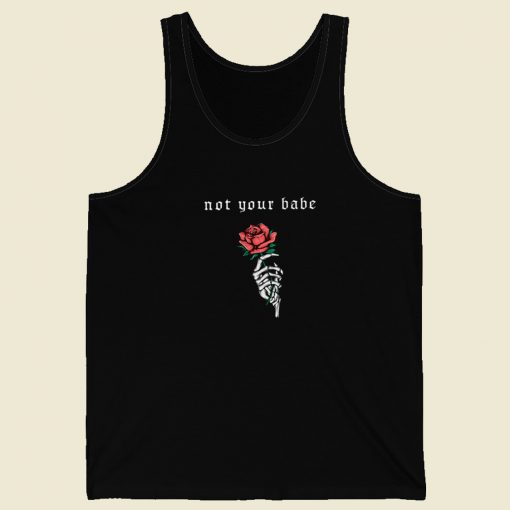 Not Your Babe 80s Retro Tank Top