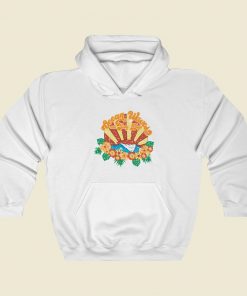 Ocean Waves Sunny Days 80s Retro Hoodie Style