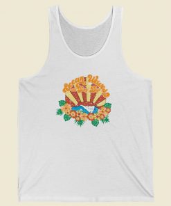 Ocean Waves Sunny Days 80s Retro Tank Top