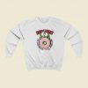 Om Nom Doughnut 80s Sweatshirt Style