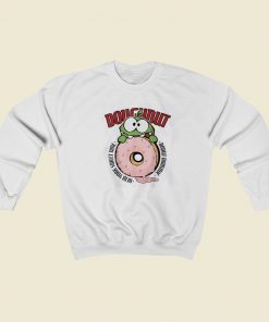 Om Nom Doughnut 80s Sweatshirt Style