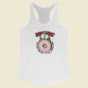 Om Nom Doughnut 80s Racerback Tank Top