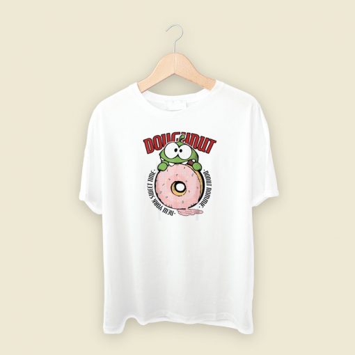 Om Nom Doughnut 80s Retro T Shirt Style