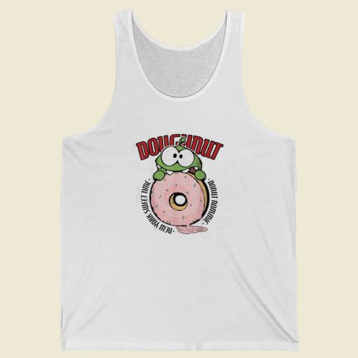 Om Nom Doughnut 80s Retro Tank Top