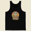 Pit Bull Baby Yoda 80s Retro Tank Top