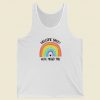 Rainbow Welcome Back 80s Retro Tank Top