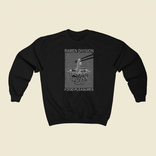 Ramen Division Food Pleasure 80s Sweatshirt Style