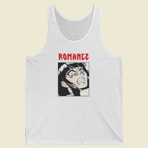 Romance Anime Girl 80s Retro Tank Top