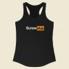 Screwed Up Funny Movie 80s Racerback Tank Top