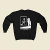 Skeleton In The Mirror Art 80s Retro Sweatshirt Style