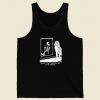 Skeleton In The Mirror Art 80s Retro Tank Top