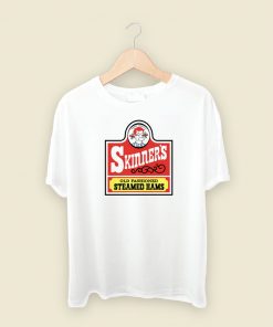 Skinners Old Fashioned Steamed 80s Retro T Shirt Style