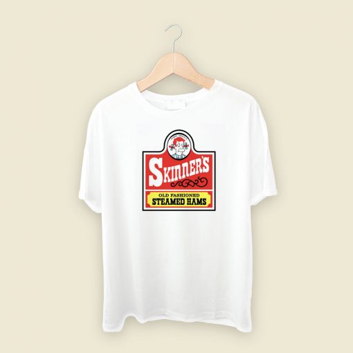 Skinners Old Fashioned Steamed 80s Retro T Shirt Style