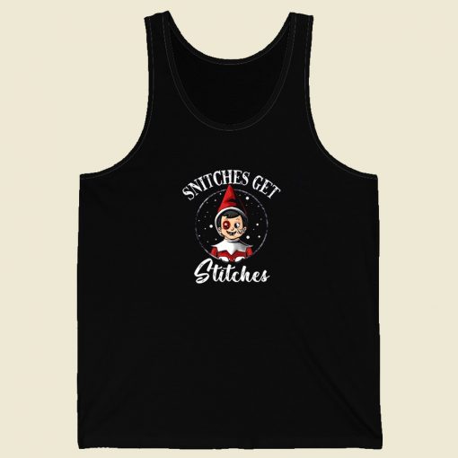 Snitches Get Stitches Xmas Tank Top