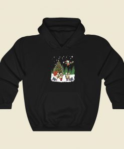 Snoopy Be A Santa Christmas 80s Retro Hoodie Style