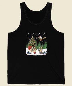 Snoopy Be A Santa Christmas 80s Retro Tank Top