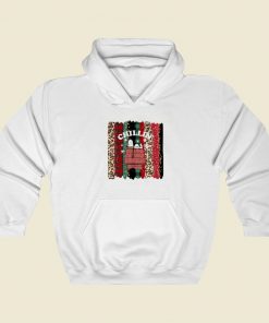 Snoopy Chillin Christmas 80s Retro Hoodie Style