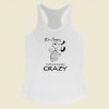 Snoopy Drive People Crazy 80s Retro Racerback Tank Top