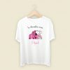 Snoopy In December Wear Pink 80s Retro T Shirt Style