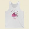 Snoopy In December Wear Pink 80s Retro Tank Top