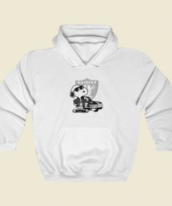 Snoopy With Raiders 80s Retro Hoodie Style