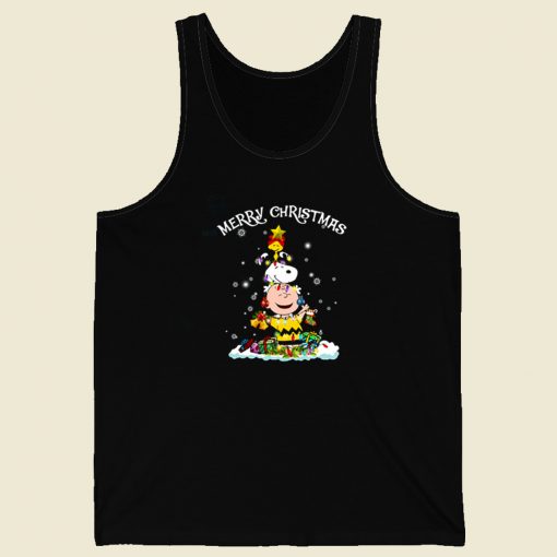 Snoopy Woodstock Charlie Brown 80s Retro Tank Top