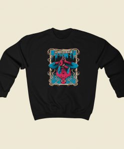 Spiderman The Hanged Hero 80s Sweatshirt Style