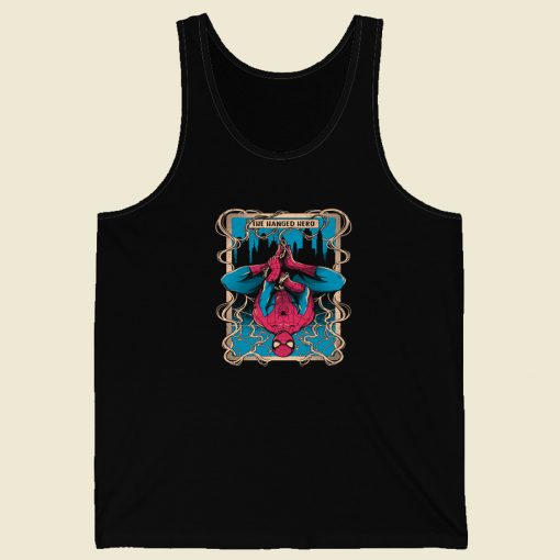 Spiderman The Hanged Hero 80s Retro Tank Top