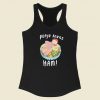 Studio Ghibli Ponyo Ham Lovers 80s Racerback Tank Top