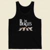 The Beagles Cross The Road 80s Retro Tank Top