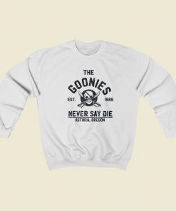 The Goonies Poster 80s Sweatshirt Style