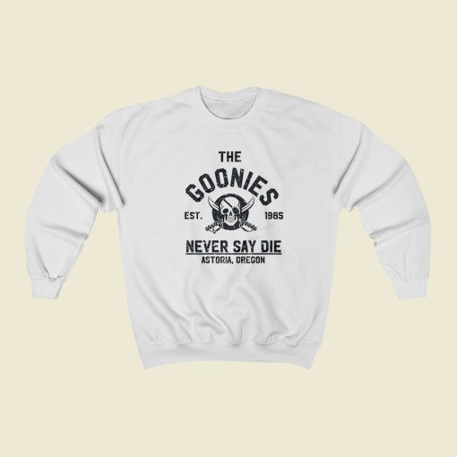 The Goonies Poster 80s Sweatshirt Style