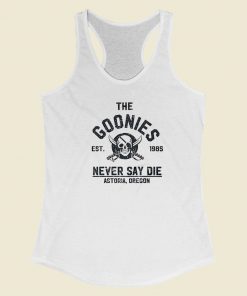 The Goonies Poster 80s Racerback Tank Top