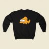 The Simpsons Happy Blinky Funny 80s Sweatshirt Style