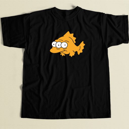 The Simpsons Happy Blinky Funny 80s Retro T Shirt Style