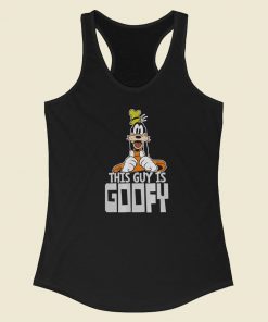 This Guy Is Goofy Funny 80s Racerback Tank Top