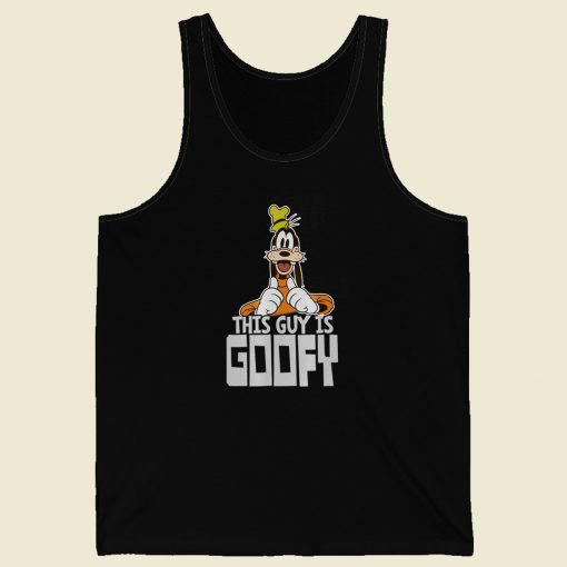 This Guy Is Goofy Funny 80s Retro Tank Top