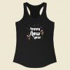 Toast To The New Year Funny Racerback Tank Top